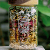 Tea Bath Glass Jar - Inoki Bathhouse