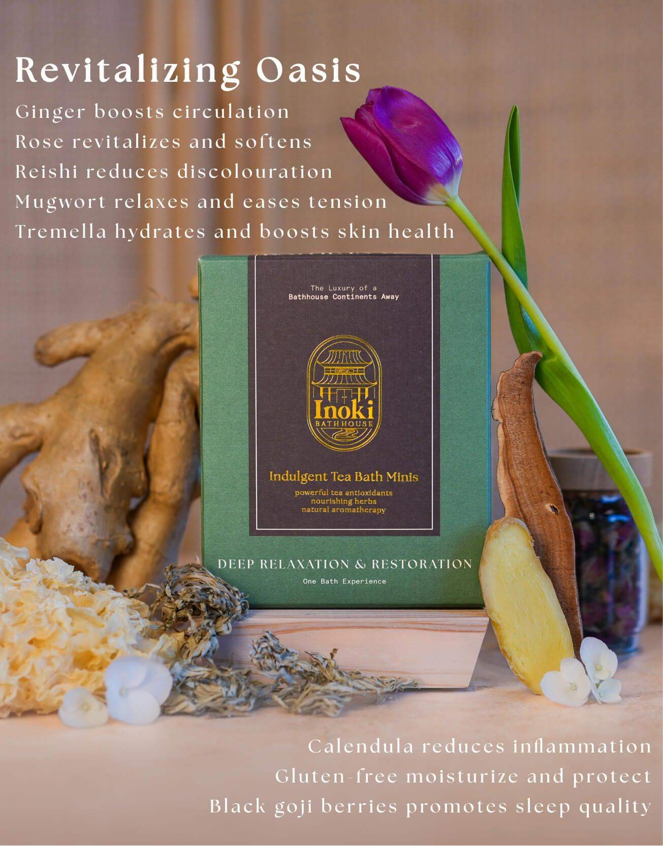 Revitalizing Oasis - Tea Bath Mini Set (3) - Inoki Bathhouse