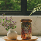 Tea Bath Glass Jar