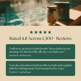 Inoki tea baths rated 4.8 across 1,300+ reviews
