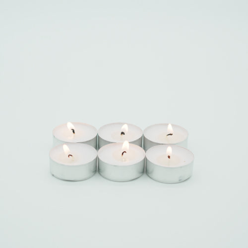 Scent-Free Tealight Candles (6) - Inoki Bathhouse